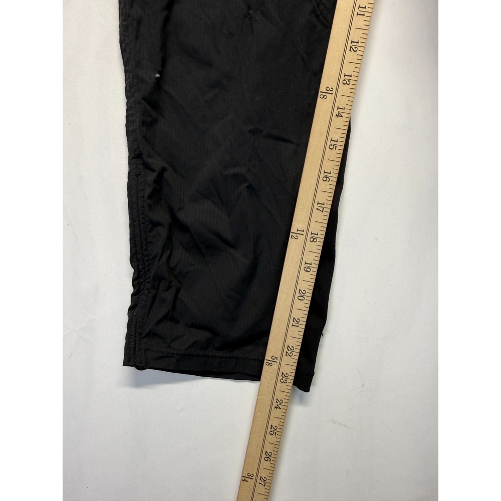 Lululemon Dance Studio Mid Rise Cropped Pants Womens 8 Black Stretch Cinched Hem - Picture 6 of 10